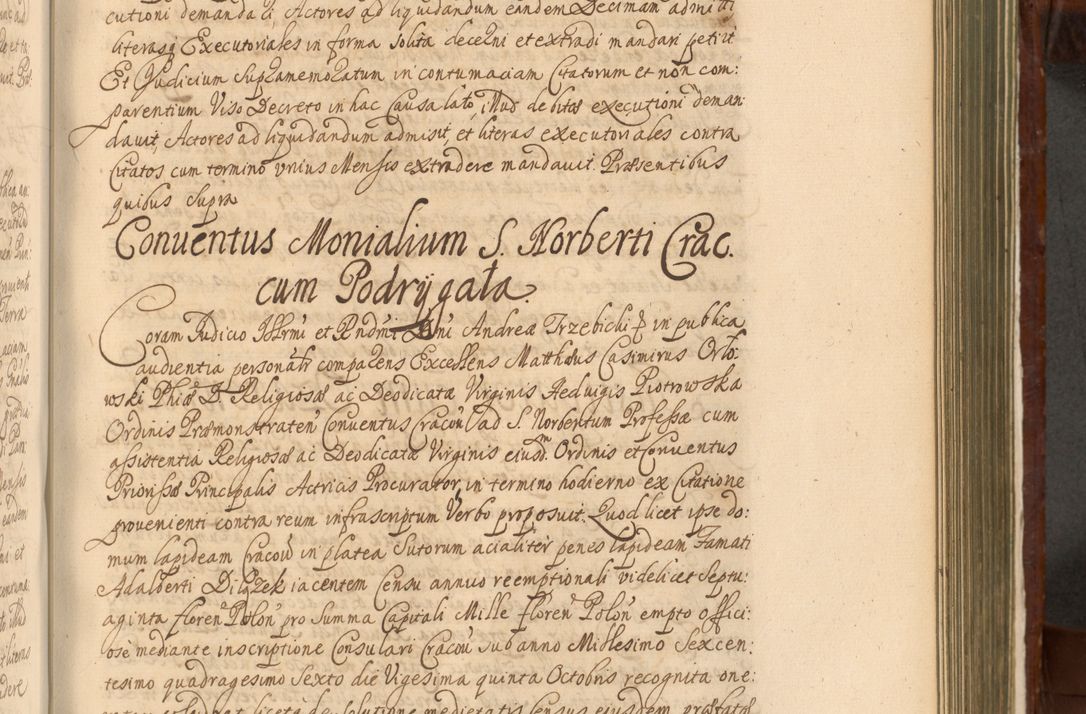 Zdjęcie nr 832 dla obiektu archiwalnego: Acta actorum episcopalium R. D. Andreae Trzebicki, episcopi Cracoviensis et ducis Severiae a die 26 Augusti anni 1661 ad annum 1666 inclusive. Volumen III.