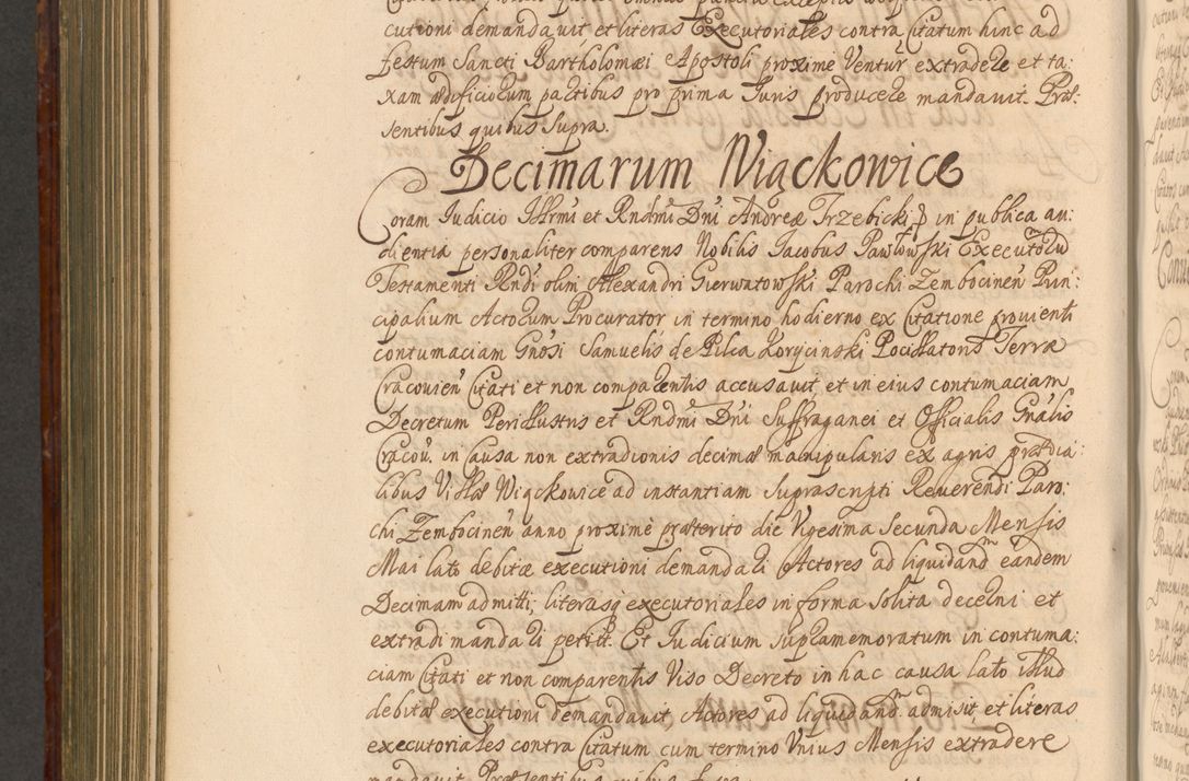 Zdjęcie nr 831 dla obiektu archiwalnego: Acta actorum episcopalium R. D. Andreae Trzebicki, episcopi Cracoviensis et ducis Severiae a die 26 Augusti anni 1661 ad annum 1666 inclusive. Volumen III.