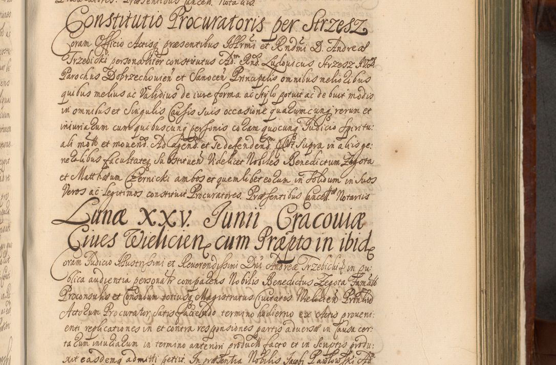 Zdjęcie nr 826 dla obiektu archiwalnego: Acta actorum episcopalium R. D. Andreae Trzebicki, episcopi Cracoviensis et ducis Severiae a die 26 Augusti anni 1661 ad annum 1666 inclusive. Volumen III.