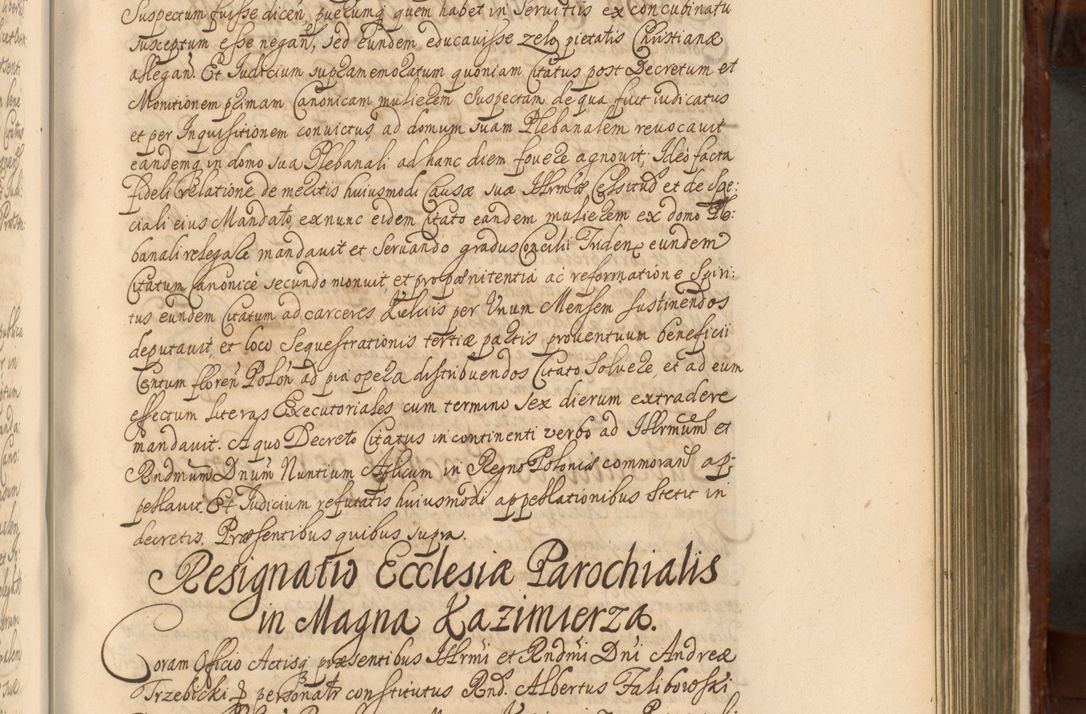 Zdjęcie nr 818 dla obiektu archiwalnego: Acta actorum episcopalium R. D. Andreae Trzebicki, episcopi Cracoviensis et ducis Severiae a die 26 Augusti anni 1661 ad annum 1666 inclusive. Volumen III.