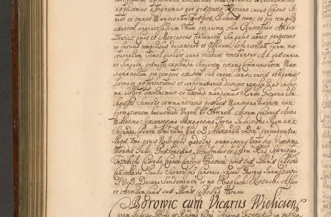 Zdjęcie nr 813 dla obiektu archiwalnego: Acta actorum episcopalium R. D. Andreae Trzebicki, episcopi Cracoviensis et ducis Severiae a die 26 Augusti anni 1661 ad annum 1666 inclusive. Volumen III.