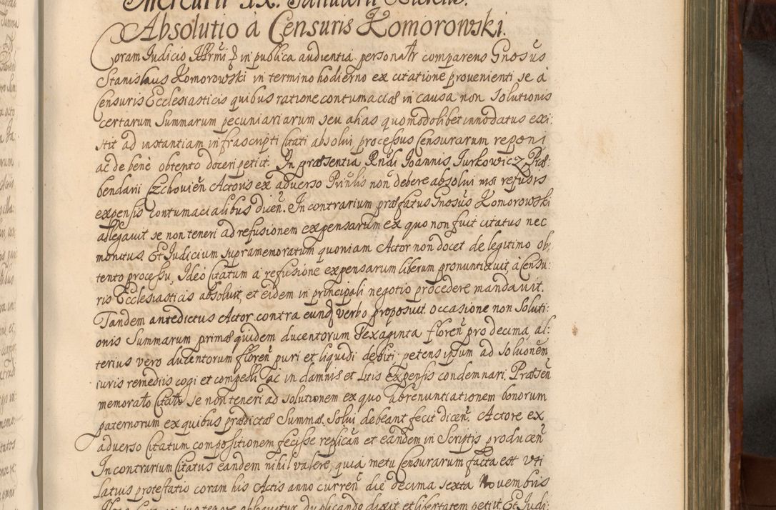 Zdjęcie nr 1008 dla obiektu archiwalnego: Acta actorum episcopalium R. D. Andreae Trzebicki, episcopi Cracoviensis et ducis Severiae a die 26 Augusti anni 1661 ad annum 1666 inclusive. Volumen III.