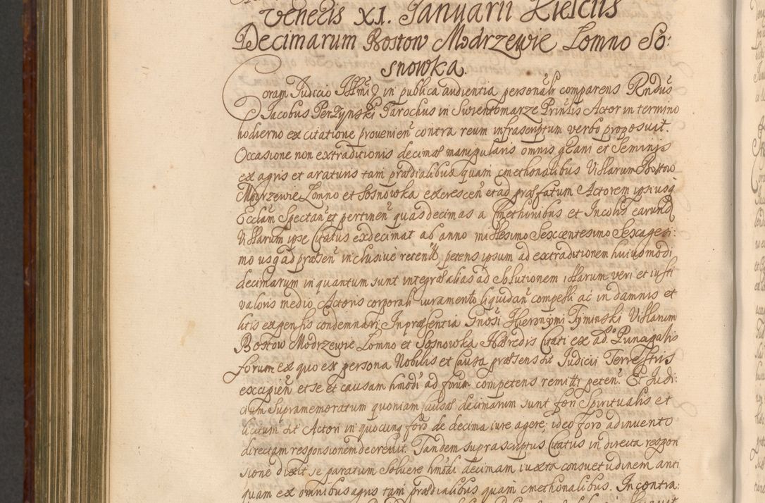 Zdjęcie nr 1011 dla obiektu archiwalnego: Acta actorum episcopalium R. D. Andreae Trzebicki, episcopi Cracoviensis et ducis Severiae a die 26 Augusti anni 1661 ad annum 1666 inclusive. Volumen III.