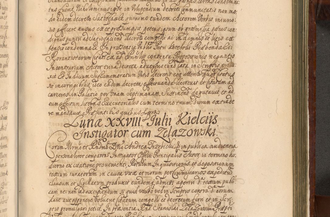 Zdjęcie nr 1204 dla obiektu archiwalnego: Acta actorum episcopalium R. D. Andreae Trzebicki, episcopi Cracoviensis et ducis Severiae a die 26 Augusti anni 1661 ad annum 1666 inclusive. Volumen III.