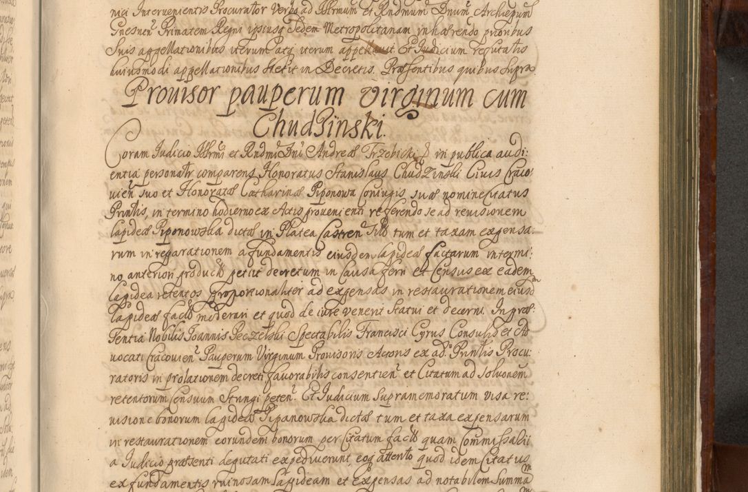 Zdjęcie nr 1196 dla obiektu archiwalnego: Acta actorum episcopalium R. D. Andreae Trzebicki, episcopi Cracoviensis et ducis Severiae a die 26 Augusti anni 1661 ad annum 1666 inclusive. Volumen III.