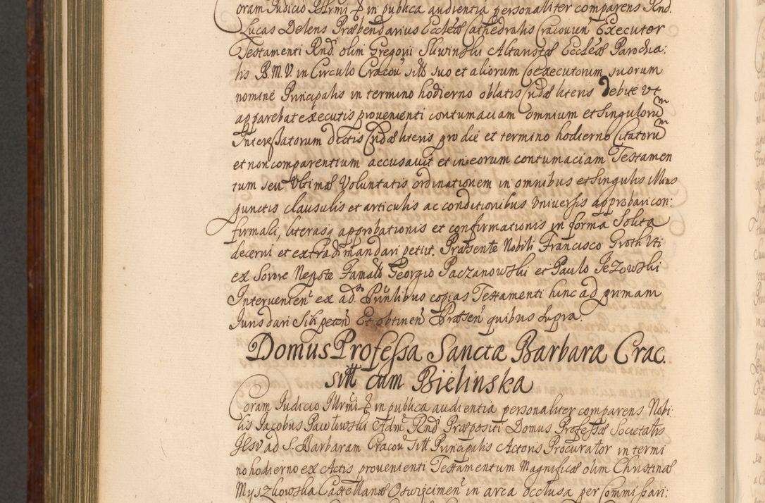 Zdjęcie nr 1191 dla obiektu archiwalnego: Acta actorum episcopalium R. D. Andreae Trzebicki, episcopi Cracoviensis et ducis Severiae a die 26 Augusti anni 1661 ad annum 1666 inclusive. Volumen III.