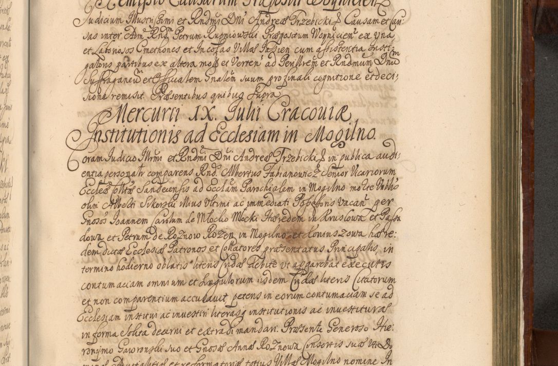Zdjęcie nr 1190 dla obiektu archiwalnego: Acta actorum episcopalium R. D. Andreae Trzebicki, episcopi Cracoviensis et ducis Severiae a die 26 Augusti anni 1661 ad annum 1666 inclusive. Volumen III.
