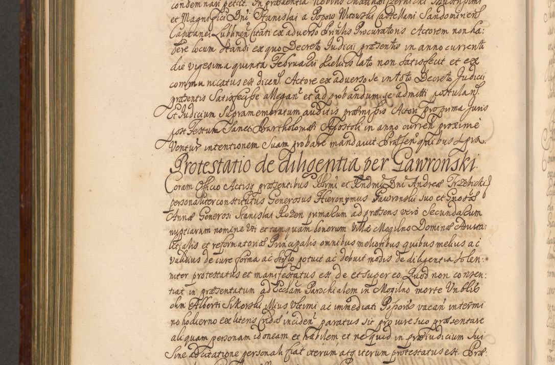 Zdjęcie nr 1189 dla obiektu archiwalnego: Acta actorum episcopalium R. D. Andreae Trzebicki, episcopi Cracoviensis et ducis Severiae a die 26 Augusti anni 1661 ad annum 1666 inclusive. Volumen III.