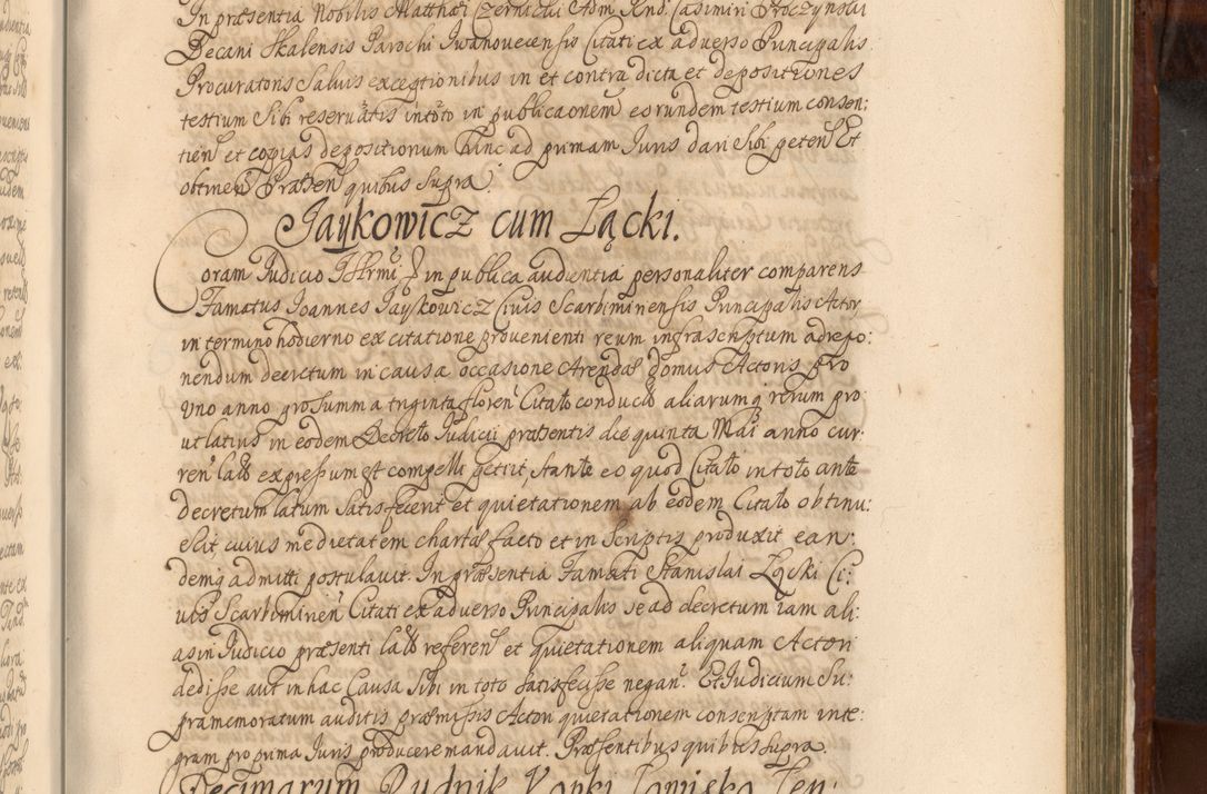 Zdjęcie nr 1188 dla obiektu archiwalnego: Acta actorum episcopalium R. D. Andreae Trzebicki, episcopi Cracoviensis et ducis Severiae a die 26 Augusti anni 1661 ad annum 1666 inclusive. Volumen III.