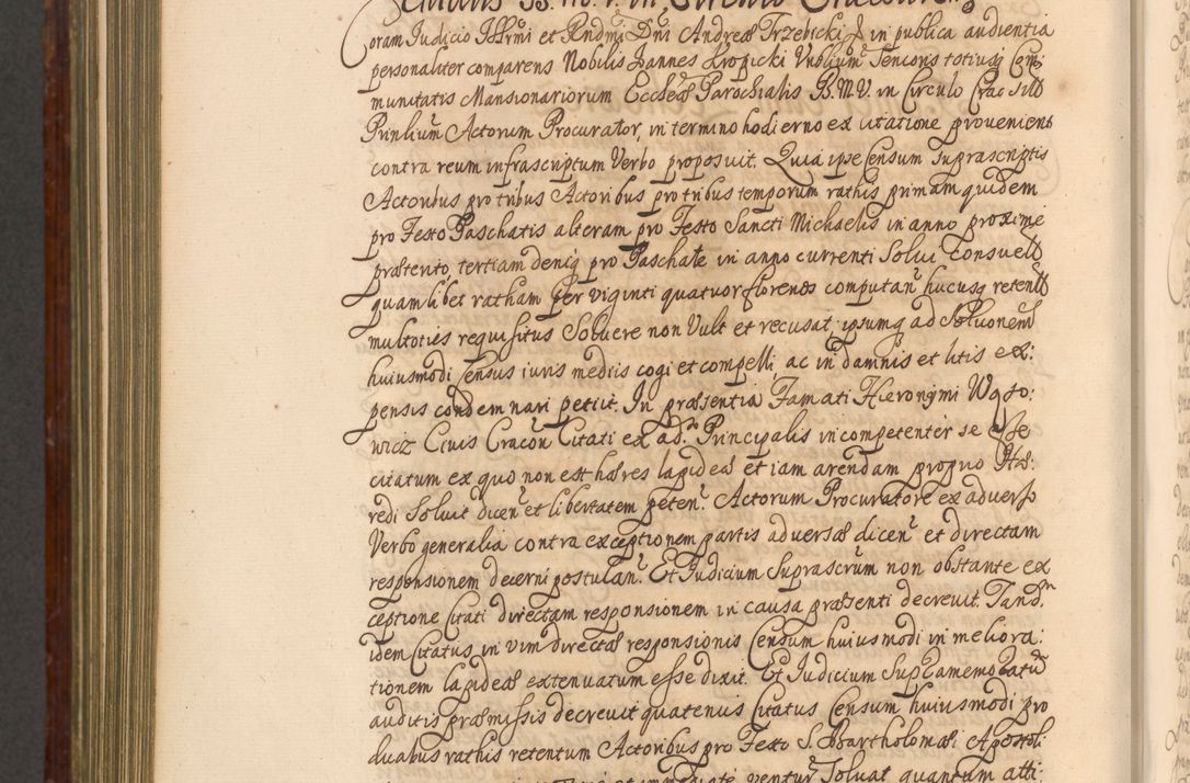 Zdjęcie nr 1187 dla obiektu archiwalnego: Acta actorum episcopalium R. D. Andreae Trzebicki, episcopi Cracoviensis et ducis Severiae a die 26 Augusti anni 1661 ad annum 1666 inclusive. Volumen III.