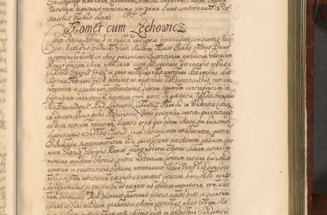 Zdjęcie nr 1186 dla obiektu archiwalnego: Acta actorum episcopalium R. D. Andreae Trzebicki, episcopi Cracoviensis et ducis Severiae a die 26 Augusti anni 1661 ad annum 1666 inclusive. Volumen III.
