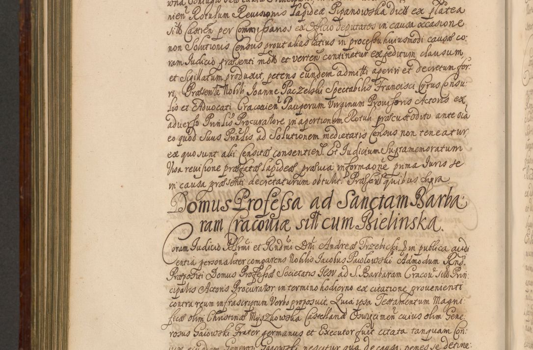 Zdjęcie nr 1185 dla obiektu archiwalnego: Acta actorum episcopalium R. D. Andreae Trzebicki, episcopi Cracoviensis et ducis Severiae a die 26 Augusti anni 1661 ad annum 1666 inclusive. Volumen III.