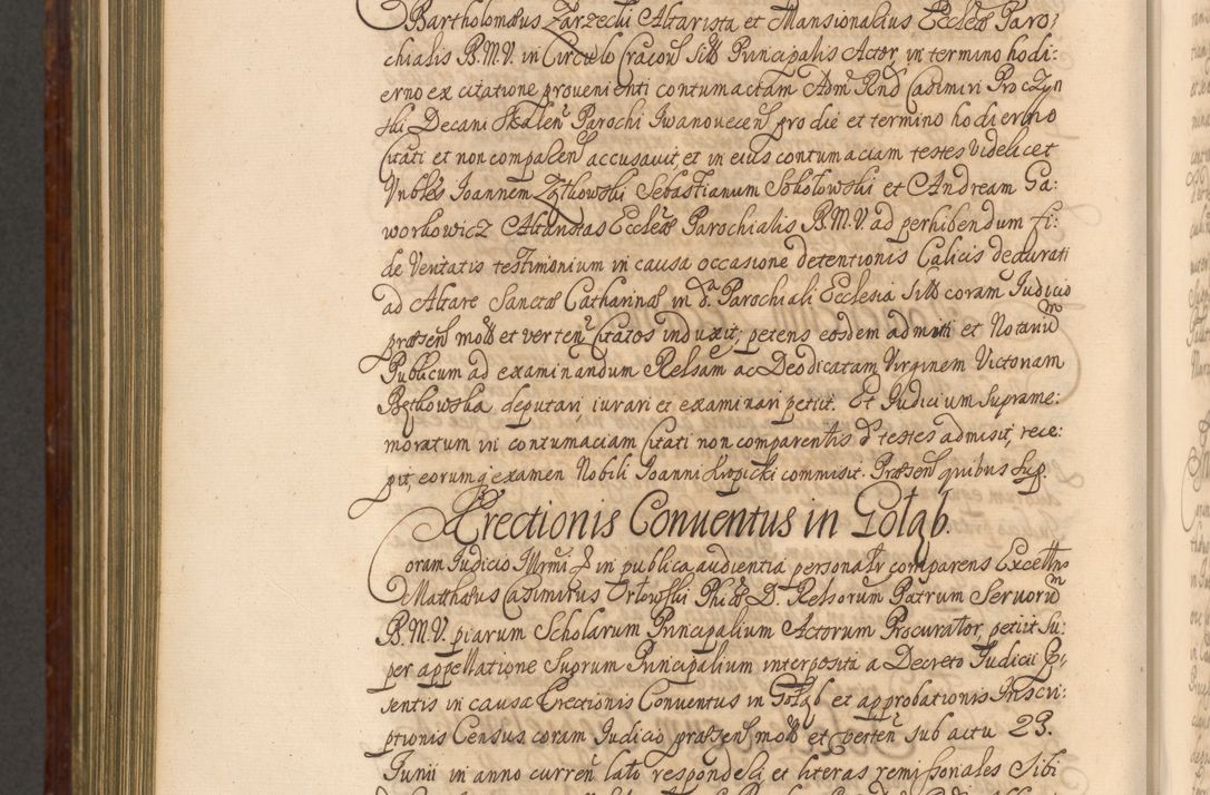 Zdjęcie nr 1183 dla obiektu archiwalnego: Acta actorum episcopalium R. D. Andreae Trzebicki, episcopi Cracoviensis et ducis Severiae a die 26 Augusti anni 1661 ad annum 1666 inclusive. Volumen III.