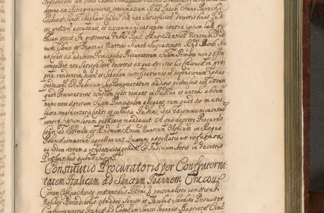 Zdjęcie nr 1172 dla obiektu archiwalnego: Acta actorum episcopalium R. D. Andreae Trzebicki, episcopi Cracoviensis et ducis Severiae a die 26 Augusti anni 1661 ad annum 1666 inclusive. Volumen III.