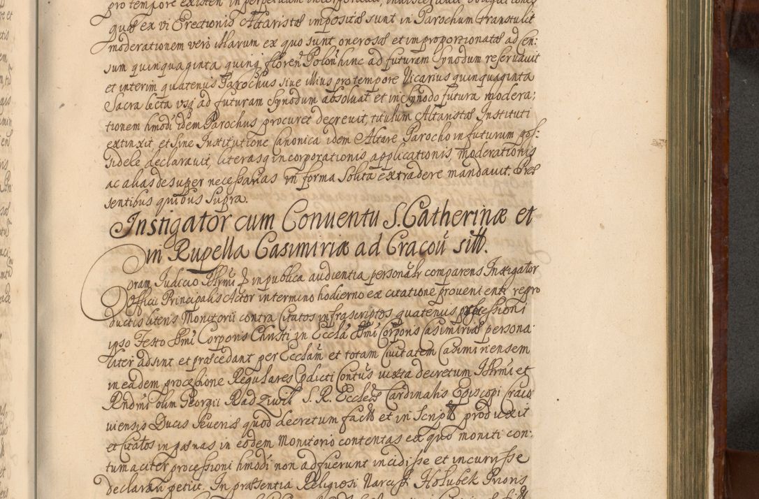 Zdjęcie nr 1166 dla obiektu archiwalnego: Acta actorum episcopalium R. D. Andreae Trzebicki, episcopi Cracoviensis et ducis Severiae a die 26 Augusti anni 1661 ad annum 1666 inclusive. Volumen III.