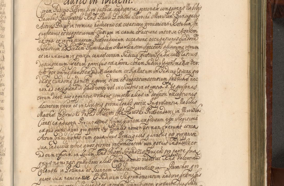 Zdjęcie nr 1164 dla obiektu archiwalnego: Acta actorum episcopalium R. D. Andreae Trzebicki, episcopi Cracoviensis et ducis Severiae a die 26 Augusti anni 1661 ad annum 1666 inclusive. Volumen III.