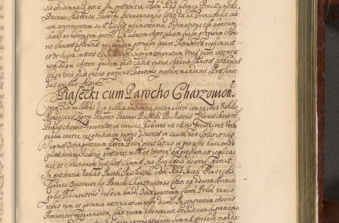 Zdjęcie nr 1162 dla obiektu archiwalnego: Acta actorum episcopalium R. D. Andreae Trzebicki, episcopi Cracoviensis et ducis Severiae a die 26 Augusti anni 1661 ad annum 1666 inclusive. Volumen III.
