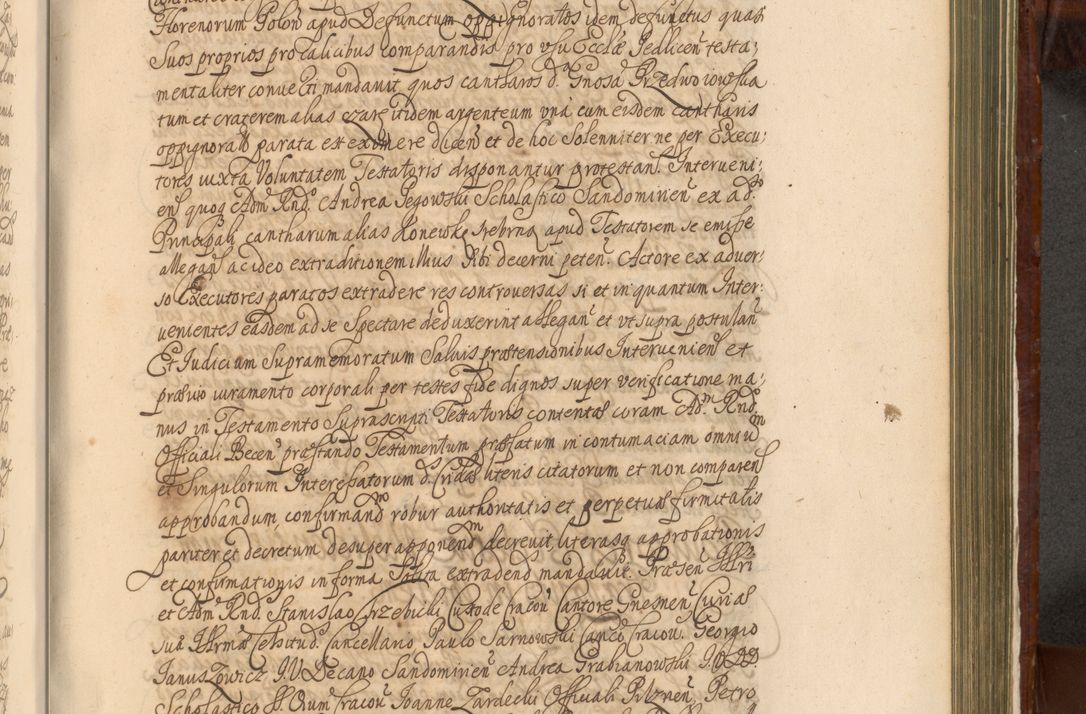 Zdjęcie nr 1154 dla obiektu archiwalnego: Acta actorum episcopalium R. D. Andreae Trzebicki, episcopi Cracoviensis et ducis Severiae a die 26 Augusti anni 1661 ad annum 1666 inclusive. Volumen III.