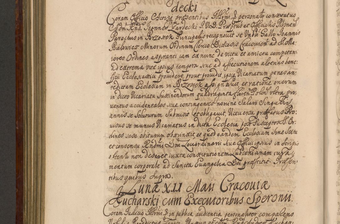 Zdjęcie nr 1147 dla obiektu archiwalnego: Acta actorum episcopalium R. D. Andreae Trzebicki, episcopi Cracoviensis et ducis Severiae a die 26 Augusti anni 1661 ad annum 1666 inclusive. Volumen III.