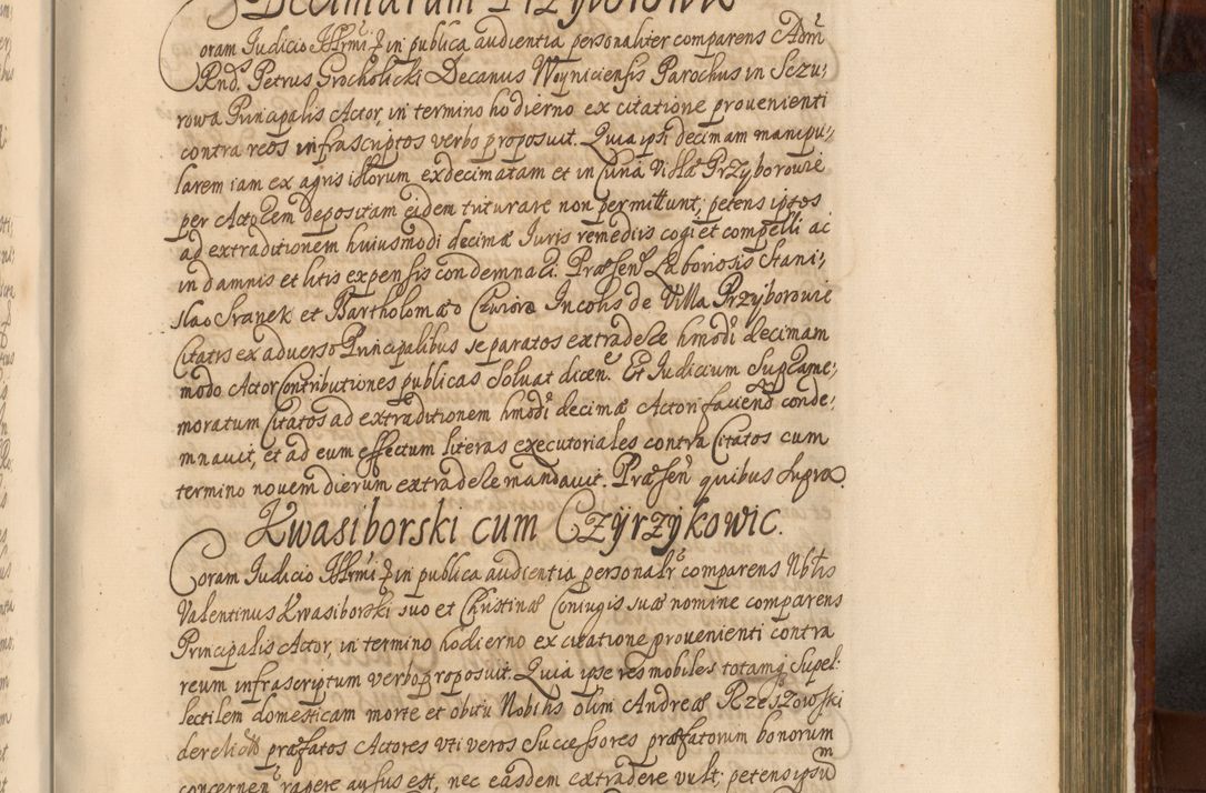 Zdjęcie nr 1146 dla obiektu archiwalnego: Acta actorum episcopalium R. D. Andreae Trzebicki, episcopi Cracoviensis et ducis Severiae a die 26 Augusti anni 1661 ad annum 1666 inclusive. Volumen III.