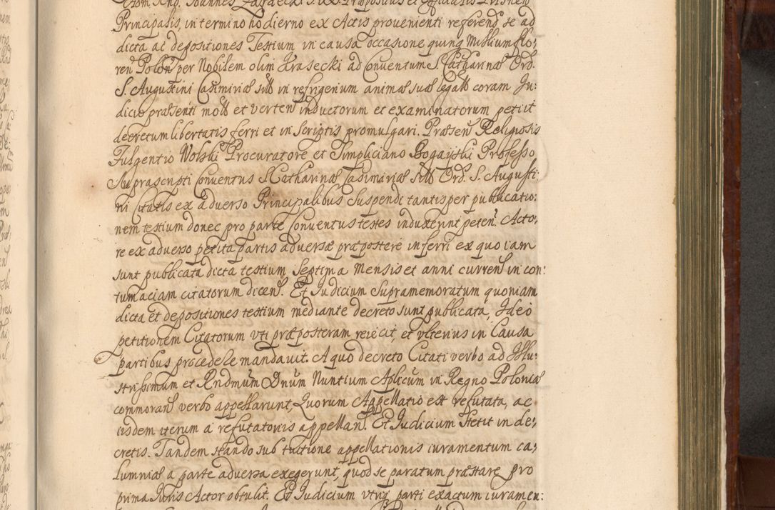 Zdjęcie nr 1144 dla obiektu archiwalnego: Acta actorum episcopalium R. D. Andreae Trzebicki, episcopi Cracoviensis et ducis Severiae a die 26 Augusti anni 1661 ad annum 1666 inclusive. Volumen III.