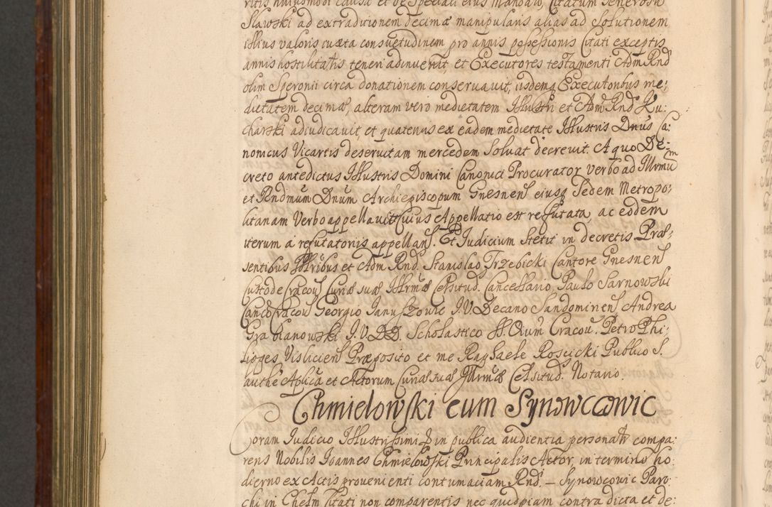Zdjęcie nr 1143 dla obiektu archiwalnego: Acta actorum episcopalium R. D. Andreae Trzebicki, episcopi Cracoviensis et ducis Severiae a die 26 Augusti anni 1661 ad annum 1666 inclusive. Volumen III.