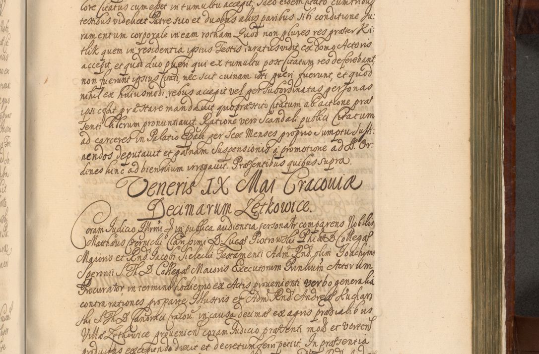 Zdjęcie nr 1142 dla obiektu archiwalnego: Acta actorum episcopalium R. D. Andreae Trzebicki, episcopi Cracoviensis et ducis Severiae a die 26 Augusti anni 1661 ad annum 1666 inclusive. Volumen III.