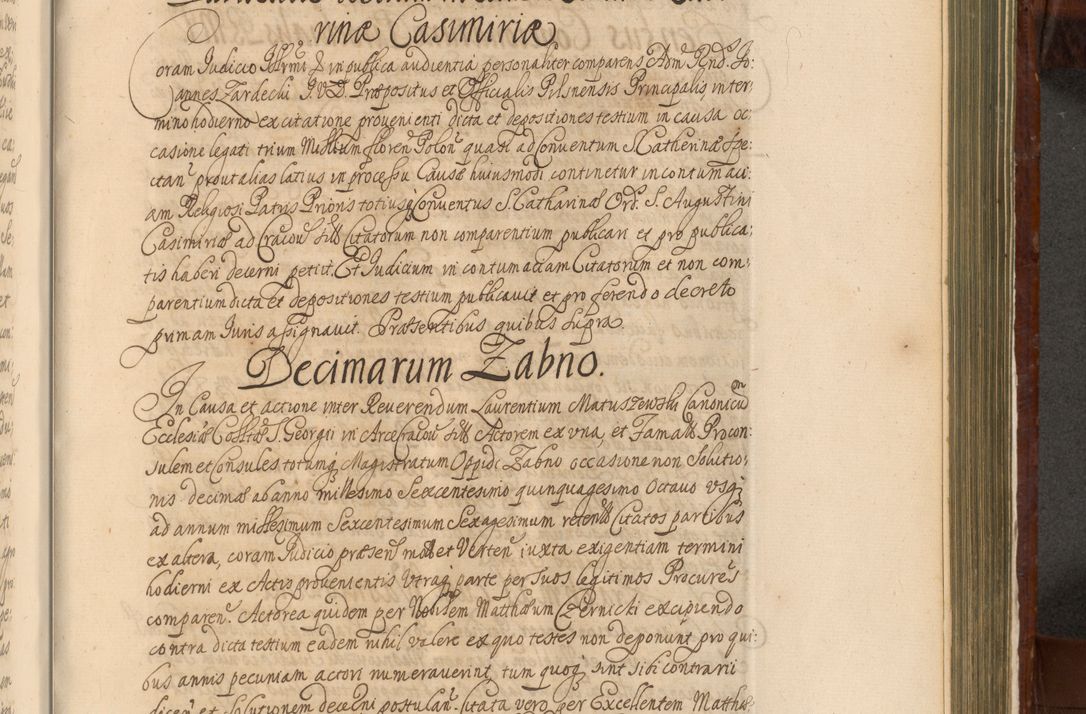 Zdjęcie nr 1140 dla obiektu archiwalnego: Acta actorum episcopalium R. D. Andreae Trzebicki, episcopi Cracoviensis et ducis Severiae a die 26 Augusti anni 1661 ad annum 1666 inclusive. Volumen III.