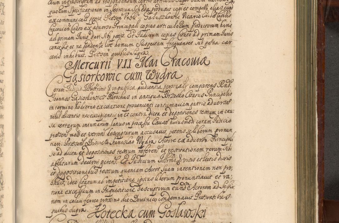Zdjęcie nr 1138 dla obiektu archiwalnego: Acta actorum episcopalium R. D. Andreae Trzebicki, episcopi Cracoviensis et ducis Severiae a die 26 Augusti anni 1661 ad annum 1666 inclusive. Volumen III.