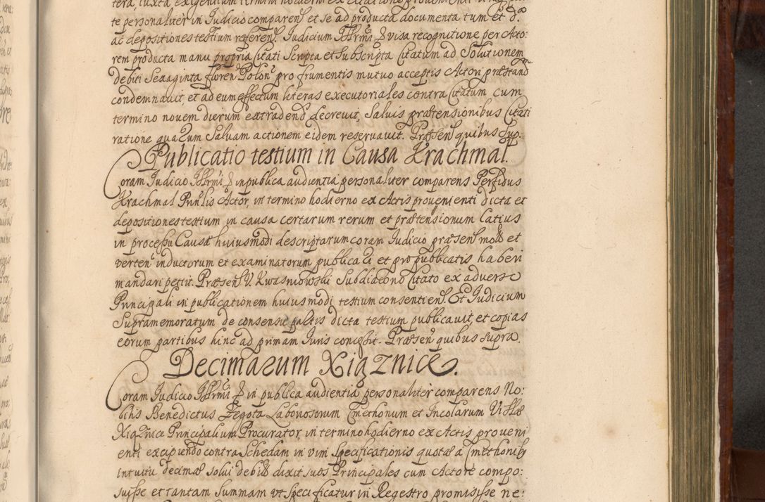 Zdjęcie nr 1136 dla obiektu archiwalnego: Acta actorum episcopalium R. D. Andreae Trzebicki, episcopi Cracoviensis et ducis Severiae a die 26 Augusti anni 1661 ad annum 1666 inclusive. Volumen III.