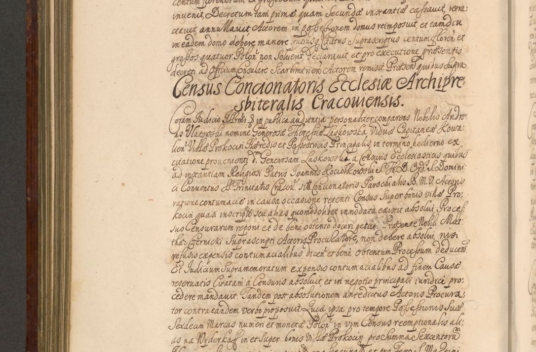 Zdjęcie nr 1135 dla obiektu archiwalnego: Acta actorum episcopalium R. D. Andreae Trzebicki, episcopi Cracoviensis et ducis Severiae a die 26 Augusti anni 1661 ad annum 1666 inclusive. Volumen III.