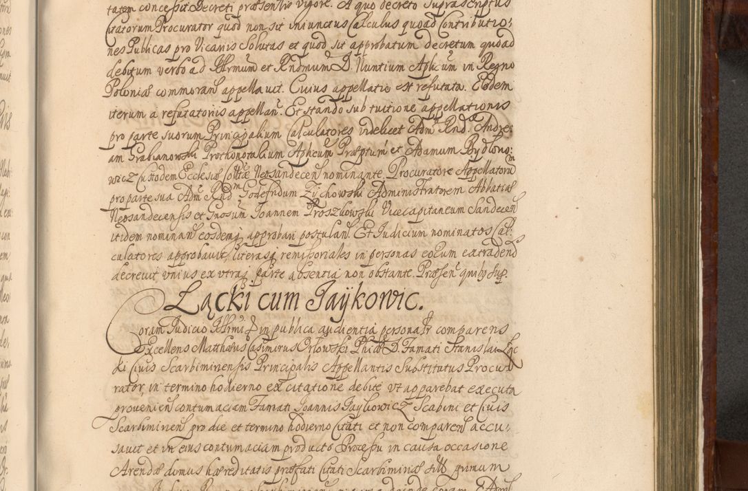 Zdjęcie nr 1134 dla obiektu archiwalnego: Acta actorum episcopalium R. D. Andreae Trzebicki, episcopi Cracoviensis et ducis Severiae a die 26 Augusti anni 1661 ad annum 1666 inclusive. Volumen III.