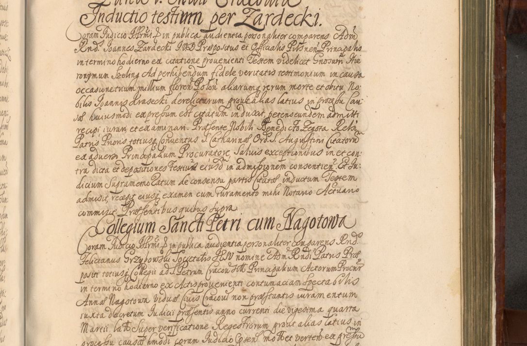 Zdjęcie nr 1132 dla obiektu archiwalnego: Acta actorum episcopalium R. D. Andreae Trzebicki, episcopi Cracoviensis et ducis Severiae a die 26 Augusti anni 1661 ad annum 1666 inclusive. Volumen III.