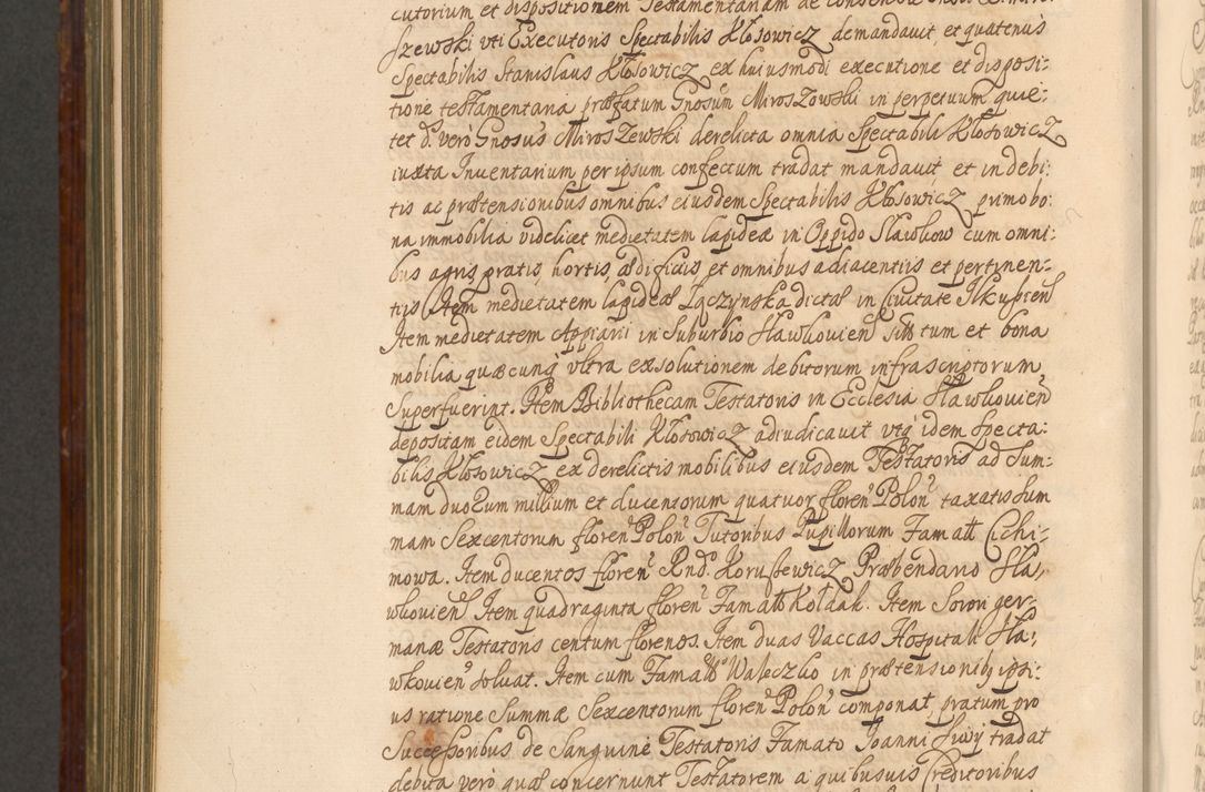 Zdjęcie nr 1131 dla obiektu archiwalnego: Acta actorum episcopalium R. D. Andreae Trzebicki, episcopi Cracoviensis et ducis Severiae a die 26 Augusti anni 1661 ad annum 1666 inclusive. Volumen III.