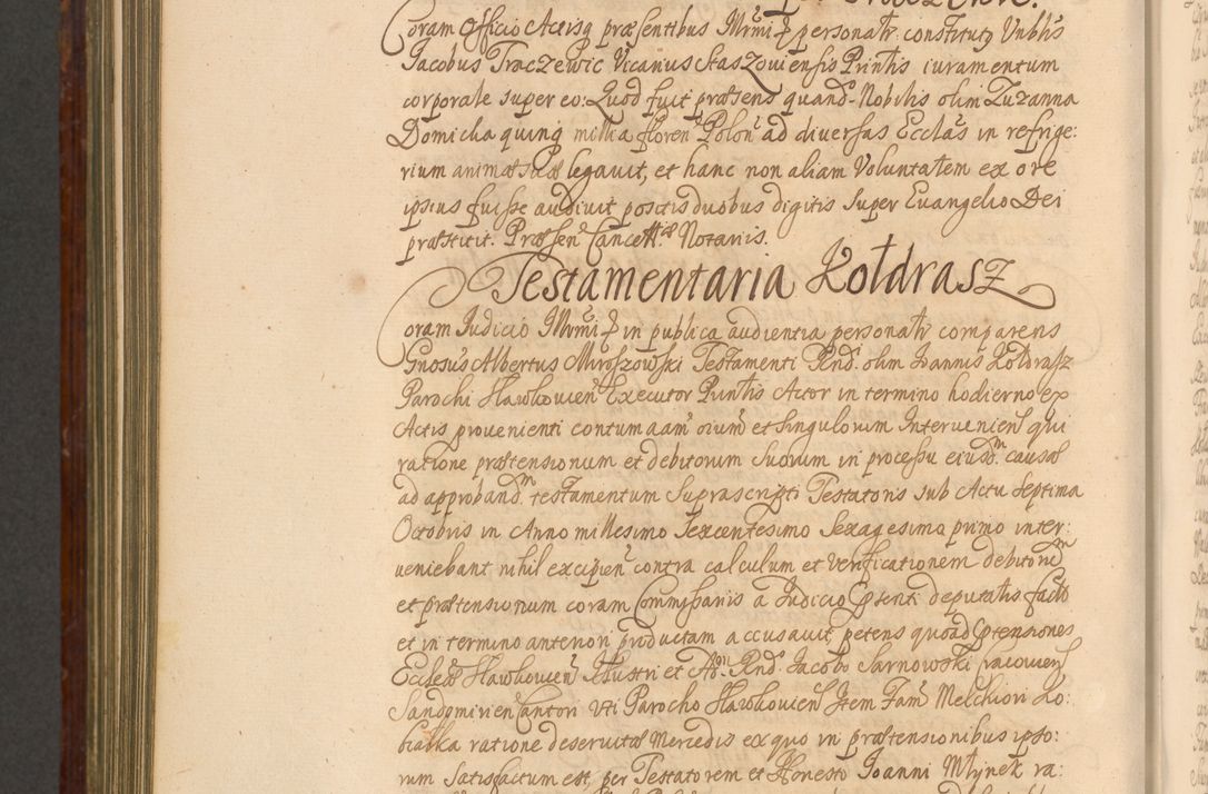 Zdjęcie nr 1129 dla obiektu archiwalnego: Acta actorum episcopalium R. D. Andreae Trzebicki, episcopi Cracoviensis et ducis Severiae a die 26 Augusti anni 1661 ad annum 1666 inclusive. Volumen III.