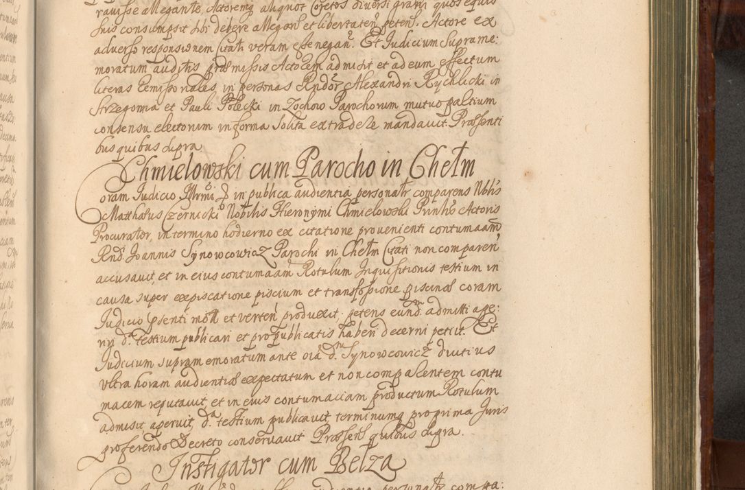 Zdjęcie nr 1128 dla obiektu archiwalnego: Acta actorum episcopalium R. D. Andreae Trzebicki, episcopi Cracoviensis et ducis Severiae a die 26 Augusti anni 1661 ad annum 1666 inclusive. Volumen III.