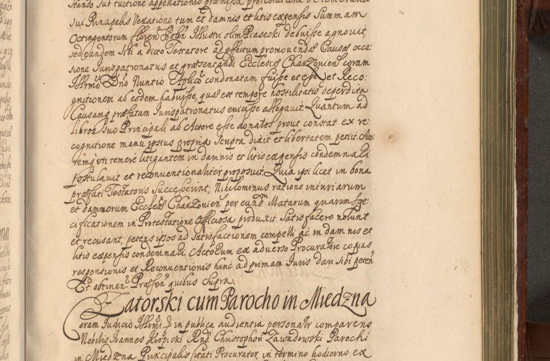 Zdjęcie nr 1126 dla obiektu archiwalnego: Acta actorum episcopalium R. D. Andreae Trzebicki, episcopi Cracoviensis et ducis Severiae a die 26 Augusti anni 1661 ad annum 1666 inclusive. Volumen III.