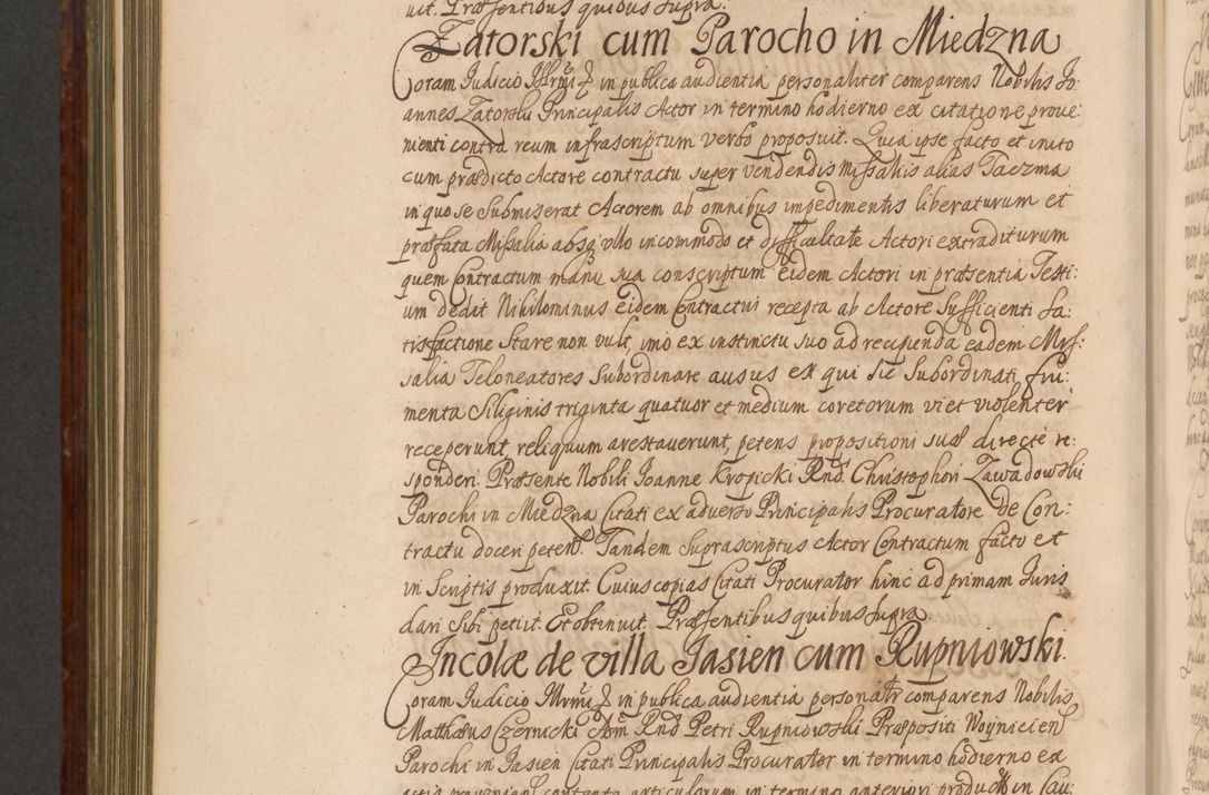 Zdjęcie nr 1123 dla obiektu archiwalnego: Acta actorum episcopalium R. D. Andreae Trzebicki, episcopi Cracoviensis et ducis Severiae a die 26 Augusti anni 1661 ad annum 1666 inclusive. Volumen III.