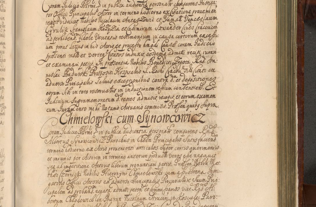 Zdjęcie nr 1120 dla obiektu archiwalnego: Acta actorum episcopalium R. D. Andreae Trzebicki, episcopi Cracoviensis et ducis Severiae a die 26 Augusti anni 1661 ad annum 1666 inclusive. Volumen III.