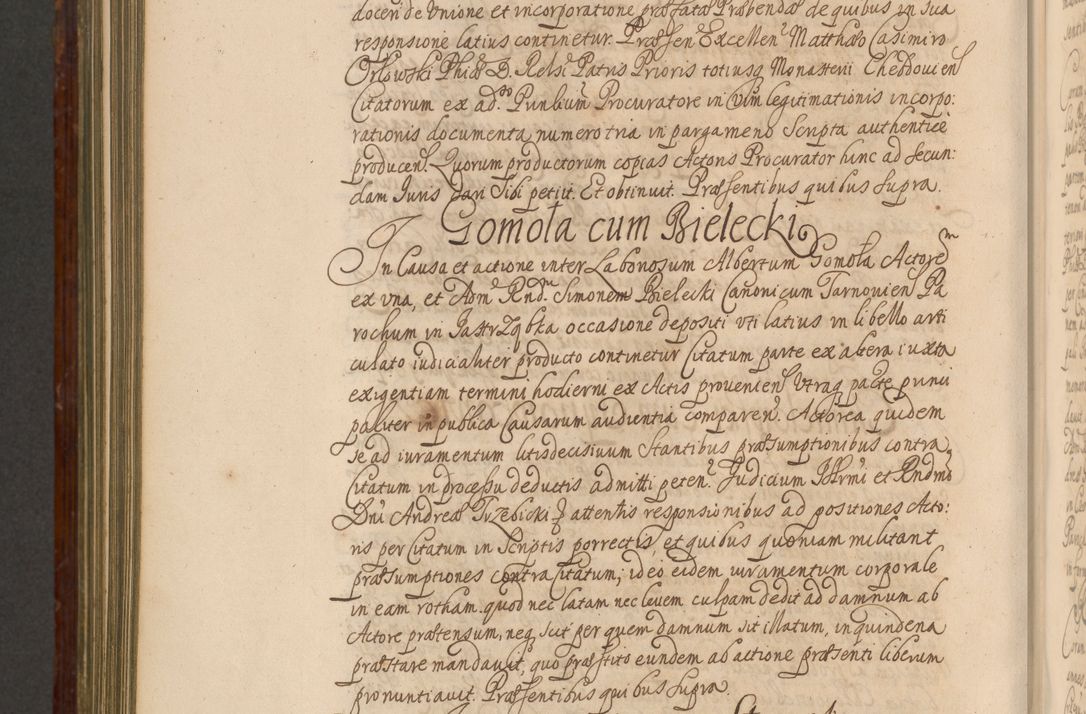 Zdjęcie nr 1121 dla obiektu archiwalnego: Acta actorum episcopalium R. D. Andreae Trzebicki, episcopi Cracoviensis et ducis Severiae a die 26 Augusti anni 1661 ad annum 1666 inclusive. Volumen III.