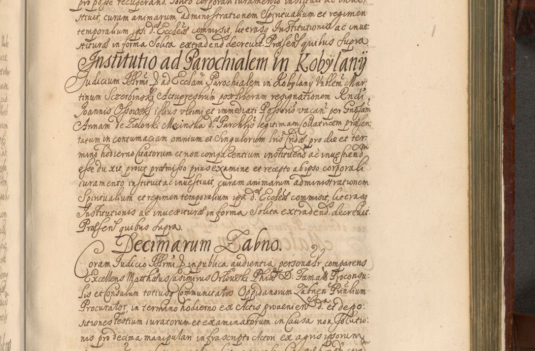 Zdjęcie nr 1118 dla obiektu archiwalnego: Acta actorum episcopalium R. D. Andreae Trzebicki, episcopi Cracoviensis et ducis Severiae a die 26 Augusti anni 1661 ad annum 1666 inclusive. Volumen III.