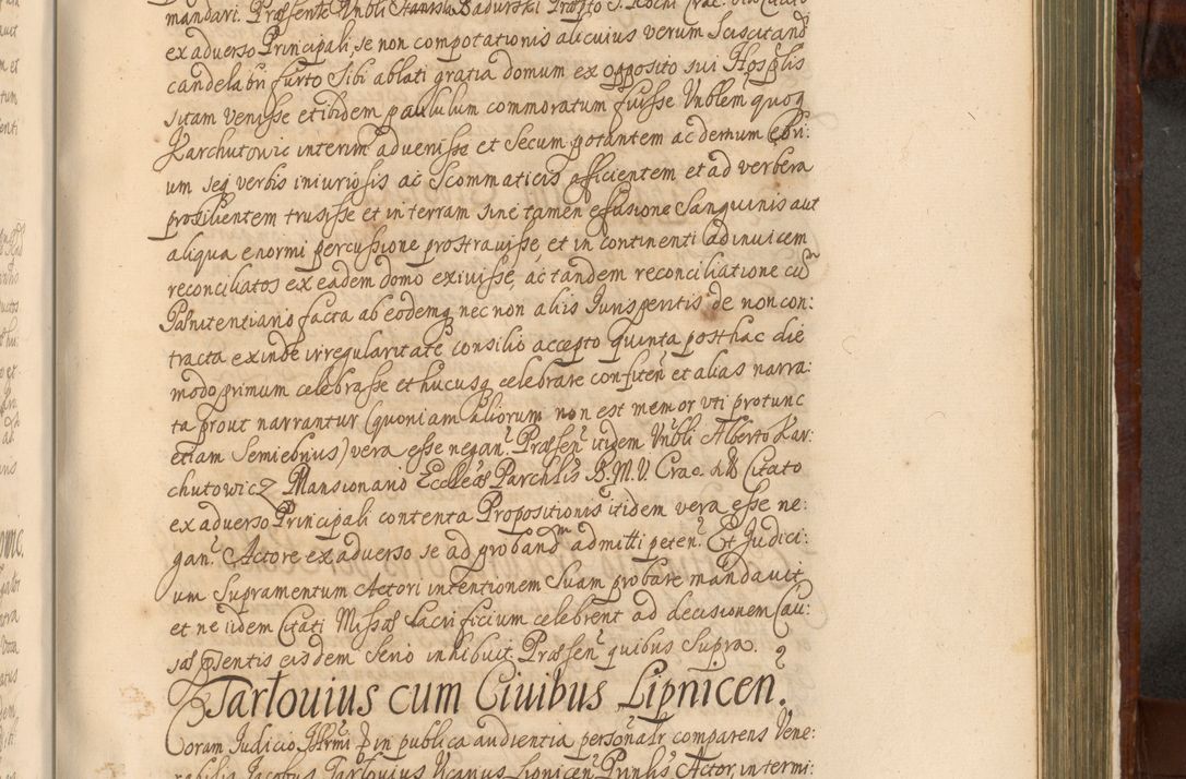 Zdjęcie nr 1114 dla obiektu archiwalnego: Acta actorum episcopalium R. D. Andreae Trzebicki, episcopi Cracoviensis et ducis Severiae a die 26 Augusti anni 1661 ad annum 1666 inclusive. Volumen III.