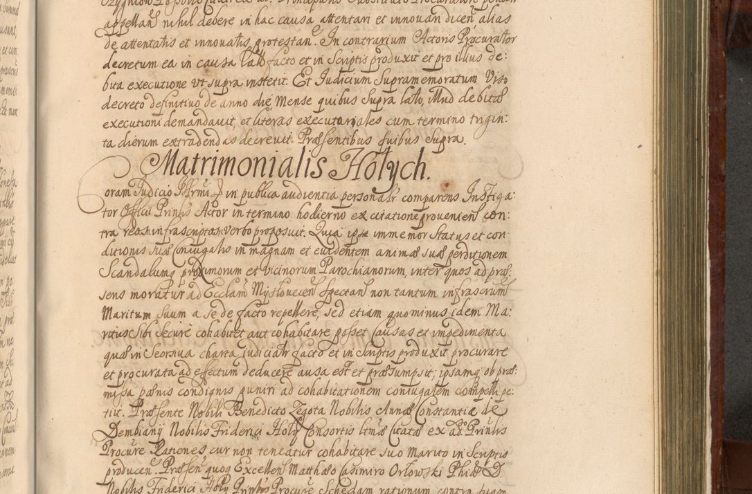 Zdjęcie nr 1112 dla obiektu archiwalnego: Acta actorum episcopalium R. D. Andreae Trzebicki, episcopi Cracoviensis et ducis Severiae a die 26 Augusti anni 1661 ad annum 1666 inclusive. Volumen III.