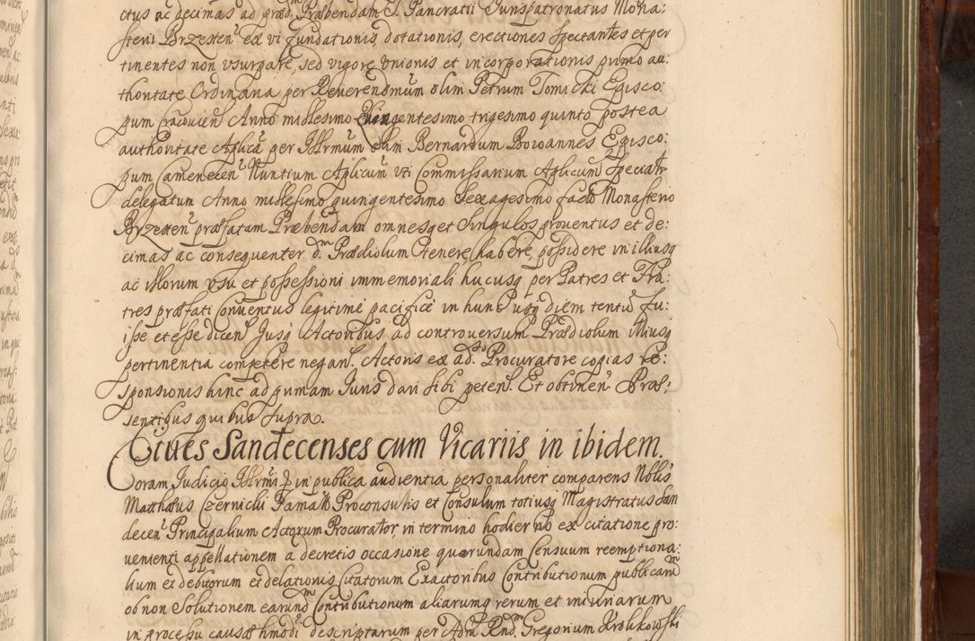 Zdjęcie nr 1106 dla obiektu archiwalnego: Acta actorum episcopalium R. D. Andreae Trzebicki, episcopi Cracoviensis et ducis Severiae a die 26 Augusti anni 1661 ad annum 1666 inclusive. Volumen III.