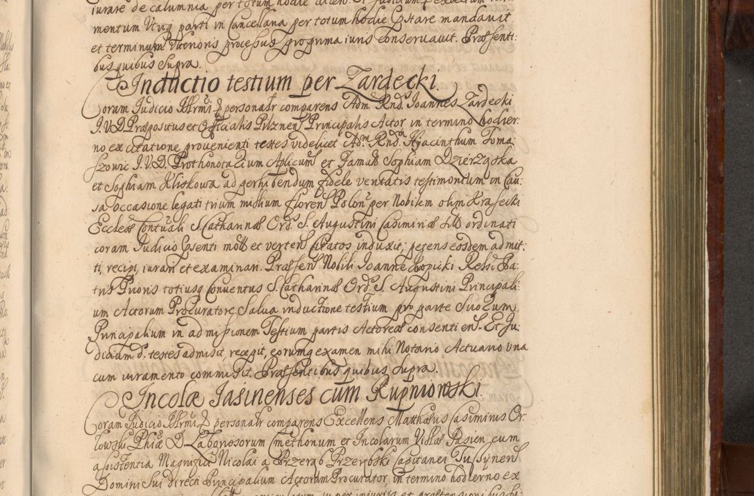 Zdjęcie nr 1104 dla obiektu archiwalnego: Acta actorum episcopalium R. D. Andreae Trzebicki, episcopi Cracoviensis et ducis Severiae a die 26 Augusti anni 1661 ad annum 1666 inclusive. Volumen III.
