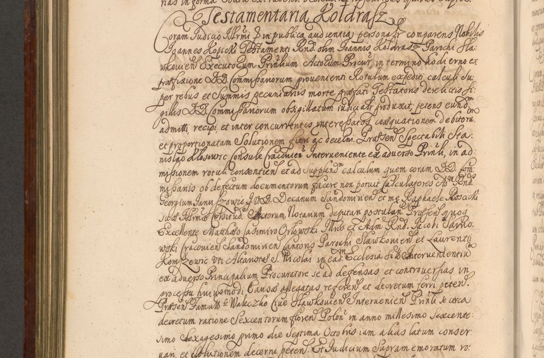 Zdjęcie nr 1103 dla obiektu archiwalnego: Acta actorum episcopalium R. D. Andreae Trzebicki, episcopi Cracoviensis et ducis Severiae a die 26 Augusti anni 1661 ad annum 1666 inclusive. Volumen III.