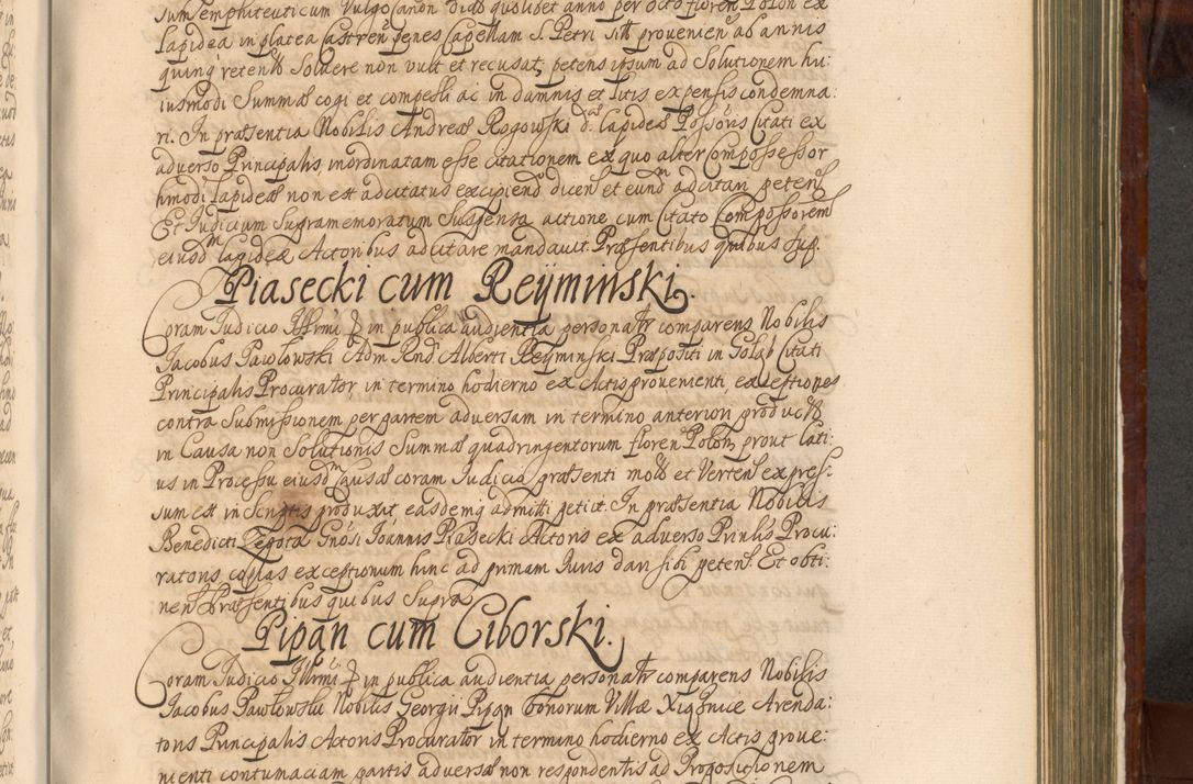 Zdjęcie nr 1096 dla obiektu archiwalnego: Acta actorum episcopalium R. D. Andreae Trzebicki, episcopi Cracoviensis et ducis Severiae a die 26 Augusti anni 1661 ad annum 1666 inclusive. Volumen III.