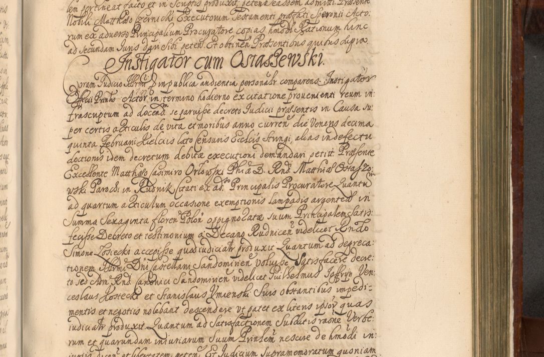 Zdjęcie nr 1088 dla obiektu archiwalnego: Acta actorum episcopalium R. D. Andreae Trzebicki, episcopi Cracoviensis et ducis Severiae a die 26 Augusti anni 1661 ad annum 1666 inclusive. Volumen III.