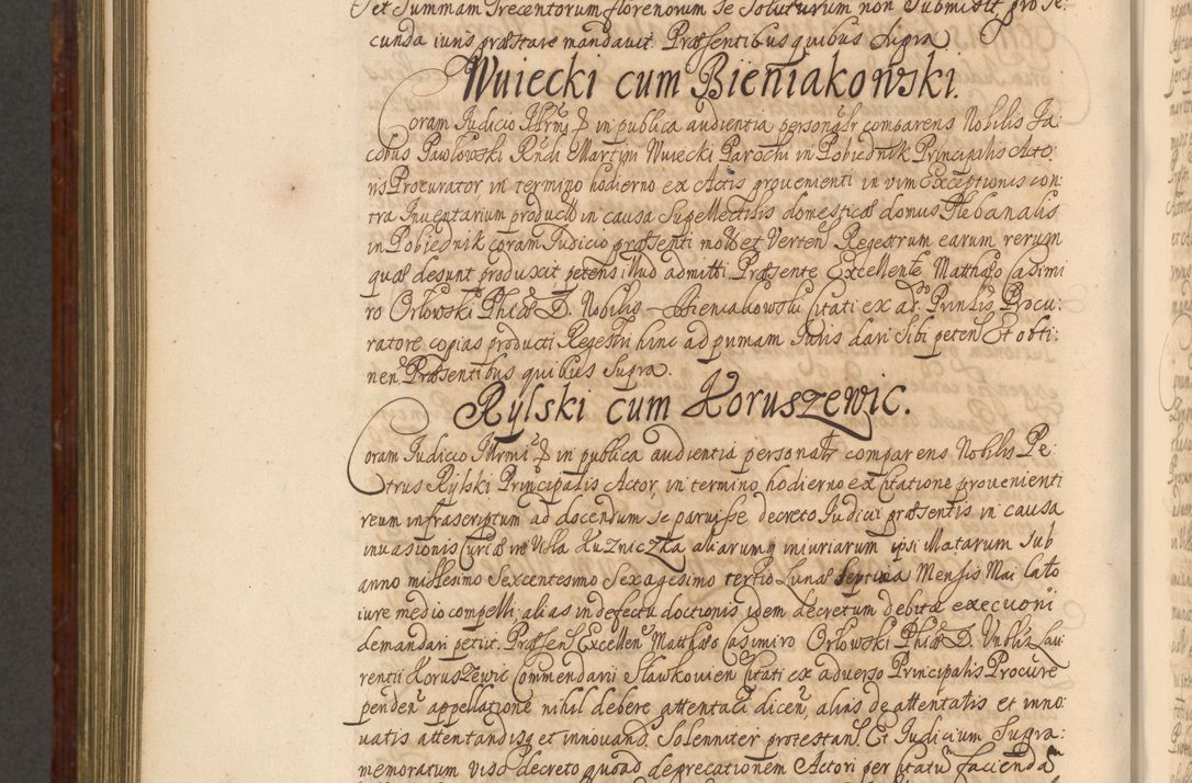 Zdjęcie nr 1085 dla obiektu archiwalnego: Acta actorum episcopalium R. D. Andreae Trzebicki, episcopi Cracoviensis et ducis Severiae a die 26 Augusti anni 1661 ad annum 1666 inclusive. Volumen III.