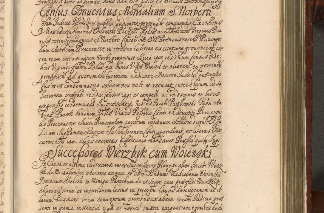 Zdjęcie nr 1084 dla obiektu archiwalnego: Acta actorum episcopalium R. D. Andreae Trzebicki, episcopi Cracoviensis et ducis Severiae a die 26 Augusti anni 1661 ad annum 1666 inclusive. Volumen III.
